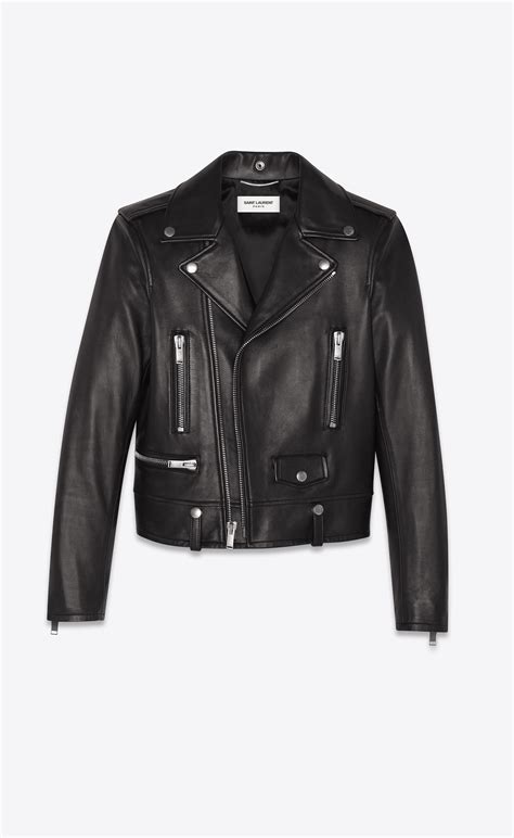 ysl biker scarpe|grey YVES SAINT LAURENT Biker jackets for Women .